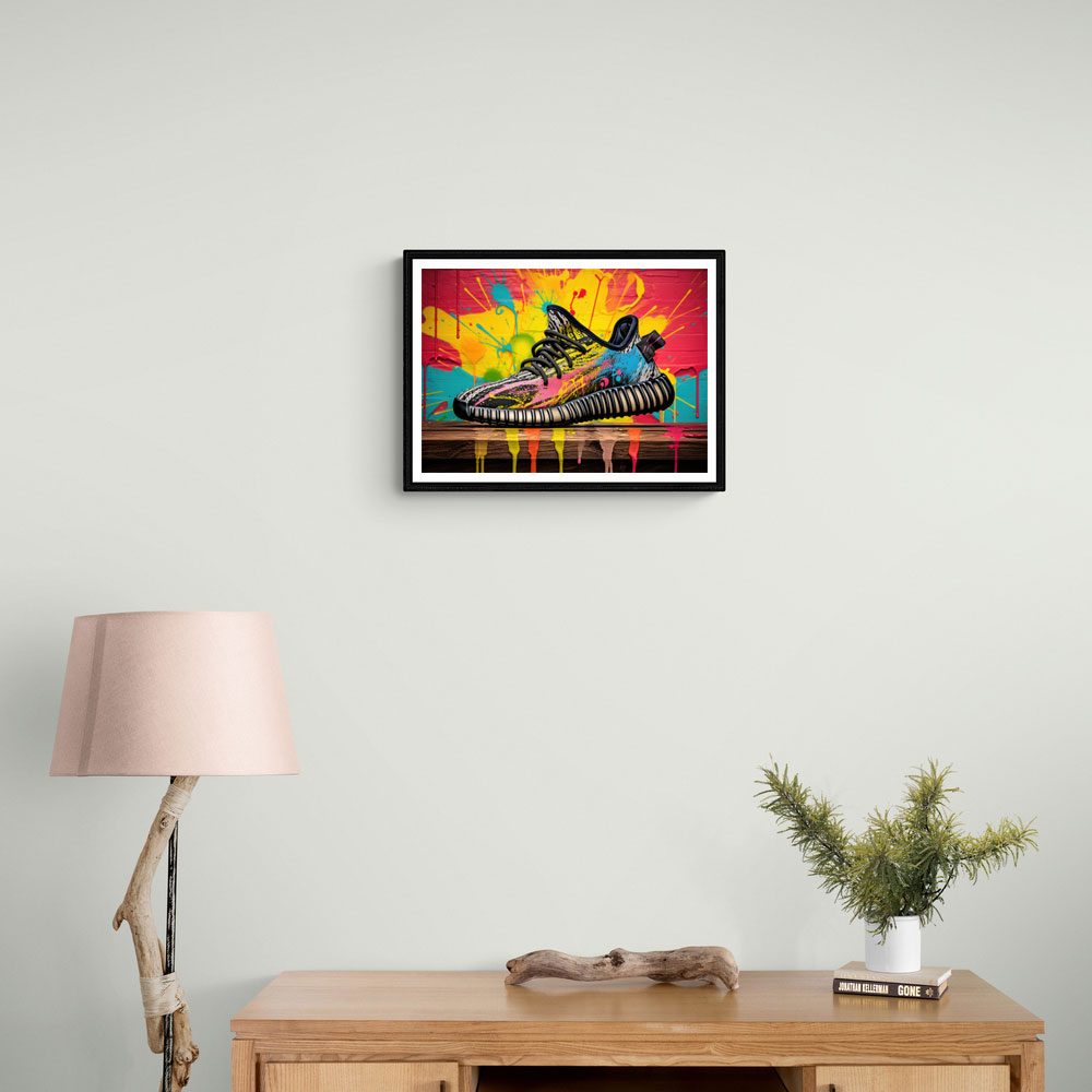 Graffiti shop yeezy hot sale